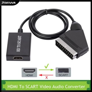 Jl- อะแดปเตอร์แปลงสัญญาณเสียง Hdmi 1080p สําหรับ Crt Tv Vhs Video