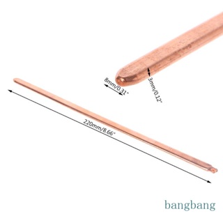 Bang ท่อฮีทซิงค์ระบายความร้อน CPU 3x8x220 มม. สีทอง สําหรับคอมพิวเตอร์ DIY