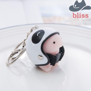 BLISS พวงกุญแจ หมวกกันน็อค แบบนิ่ม ลายการ์ตูน Mochi Dingding