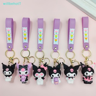 [WillbehotT] Sanrio พวงกุญแจซิลิโคน จี้รูปอนิเมะ Kuromi เครื่องประดับ สําหรับผู้หญิง [ใหม่]