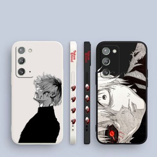 เคสโทรศัพท์มือถือ พิมพ์ลาย Kaneki Ken Tokyo Ghoul มีลายด้านข้าง สําหรับ Samsung Galaxy Note 20 10 9 8 J8 J7 J6 J5 J4 M62 M53 M52 M51 M33 M31 M30 M21 M20 M10 S Ultra Plus Lite Prime 5G