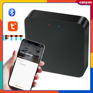 Tuya Smart Wireless Gateway Bluetooth Mesh Gateway ศูนย์ควบคุมอุปกรณ์ภายในบ้าน Tuya/smart Life App Remote Control รองรับ Voice Control canyon