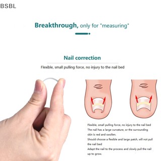 Bsbl แผ่นสติกเกอร์ ยืดหยุ่น รักษาเล็บคุด 10 ชิ้น