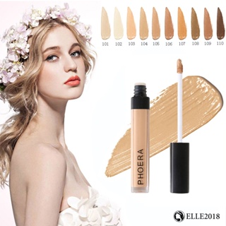 Phoera Lighty Concealer Naturally Served Waterproof Concealing Solution is not Easy To Remove Makeup Antioxidant Cover the Dark Circles Of Marks 【elle20181_th】