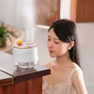 1Buycart 400ml Air Humidifier Dual Spray Design รูปเป็ดน่ารัก Mini Mist Diffusor พร้อมที่จับสำหรับห้องนอนตั้งโต๊ะ