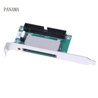 Nama CF to IDE อะแดปเตอร์แปลง PCI Bracket Back Panel 39 40 Pin Compact Flash Card