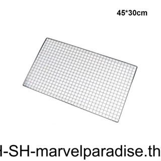 ตะแกรงย่างบาร์บีคิว สเตนเลส กันสนิม ไร้กลิ่น ใช้ซ้ําได้ อุปกรณ์เสริม สําหรับปิกนิก