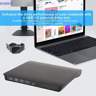 Awht ไดรฟ์ภายนอก USB 3.0 DVD SATA เป็น USB สําหรับแล็ปท็อป โน้ตบุ๊ก