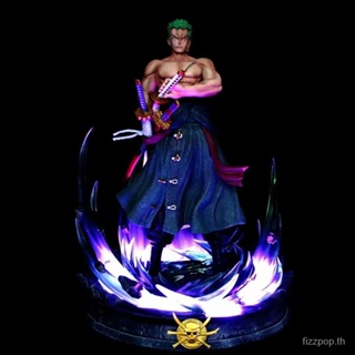 [Spot quick delivery] One piece 2 two years later GK soul club Solon four-head carving seven-color luminous three-knife flow statue boxed hand-made