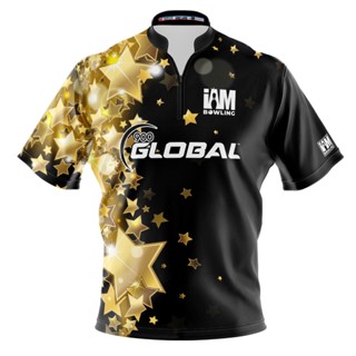 เสื้อโปโล 3D พิมพ์ลายโบว์ลิ่ง 900 Global DS 2133-9G