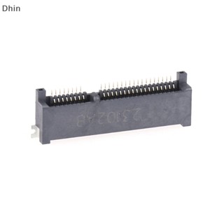 [Dhin] Mini PCI-E PCI Express PCie mSATA 52pin 4.0mm Height Socket Female Socket Connector Adapter Onboard SMT For SSD COD