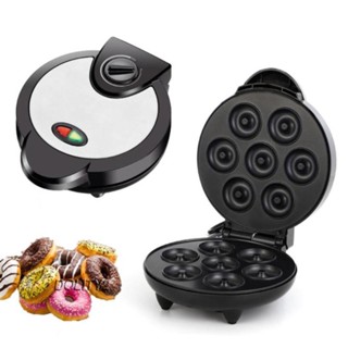 [Dolity2] Donut Maker Machine Waffle Doughnut Machine Double Sided Heating Nonstick Kids Friendly Baking Tool Breakfast Machine for DIY Commercial Use