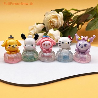 Power พวงกุญแจ จี้การ์ตูน Sanrio เรืองแสง แฮนด์เมด DIY สําหรับตกแต่งรถยนต์ 2 ชิ้น