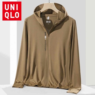 พร้อมส่ง Uniqlo เสื้อแจ็กเก็ต กันลม ป้องกันแดด Upf50+ สําหรับผู้หญิง