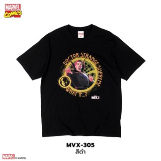 เมย์ a Power 7 Shop เสื้อยืดการ์ตูน มาร์เวล เสื้อยืด Docor Srange ลิขสิทธ์แท้ MARVEL COMICS  -SHIRS (MVX-305)