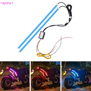 Nfph&gt; ใหม่ แถบไฟเลี้ยว LED DRL สําหรับตกแต่งรถจักรยานยนต์