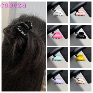 Cabeza กิ๊บติดผม ทรงกรงเล็บตัวอักษร ทรงเรขาคณิต สีแคนดี้