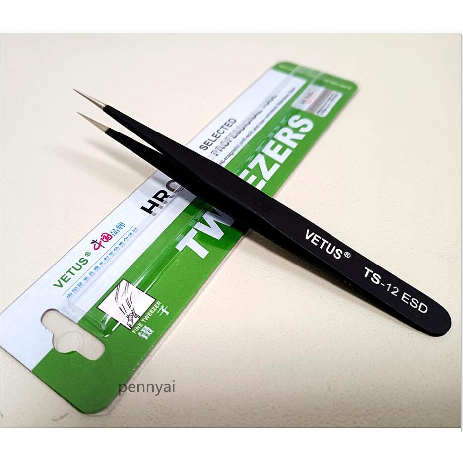 Vetus แหนบสเตนเลส ป้องกันไฟฟ้าสถิตย์ แม่นยํา Ts-10 11 12 13 14 15 ESD - รูปที่ 2