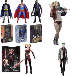 ฟิกเกอร์ NECA DC Suicide Squad Harley Quinn Superman Batman Arkham Knight ของเล่นสําหรับเด็ก