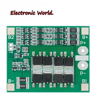 3s 25A li-ion 18650 BMS PCM บอร์ดป้องกันแบตเตอรี่ BMS PCM พร้อมสมดุล สําหรับโมดูลเซลล์แบตเตอรี่ li-ion Lipo