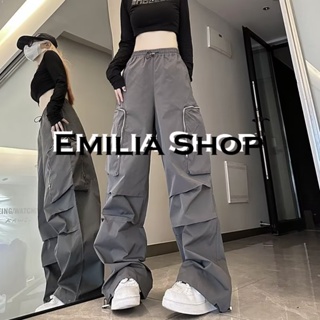 EMILIA SHOP กางเกง คาร์โก้ กางเกง  fashion Trendy ทันสมัย Beautiful A90M01I 36Z230909