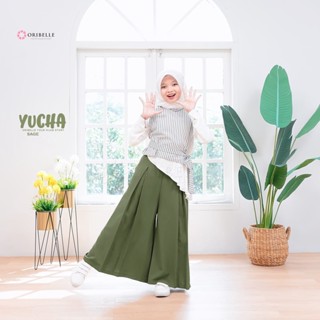 Yucha Set 2in1 ชุดสูทกางเกง พรีเมียม ขนาดใหญ่ สําหรับเด็กผู้หญิงชาวมุสลิม