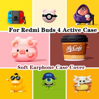 【ของแท้】เคสหูฟัง แบบนิ่ม ลายการ์ตูน สําหรับ Redmi Buds 4 Redmi Buds 4