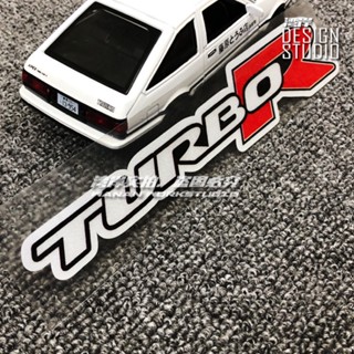 สติกเกอร์ฉลาก Turbo R gk5 86 ek9 สําหรับติดตกแต่งรถยนต์