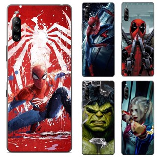 เคสโทรศัพท์ซิลิโคน TPU แบบนิ่ม ลายซุปเปอร์ฮีโร่ Marvel สําหรับ Sony Xperia 10 V