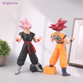 Brightstar โมเดลฟิกเกอร์อนิเมะ Dragon Ball Red Hair Son Goku ของเล่นสําหรับเด็ก