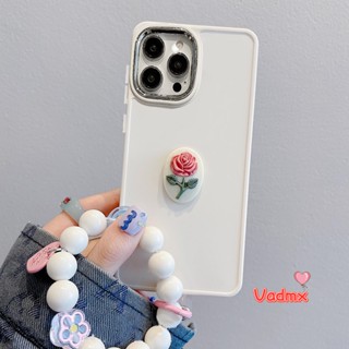 เคสโทรศัพท์มือถือ ลายดอกกุหลาบ สําหรับ Huawei Nova 11 Pro 10 9 8 7 6 5 Pro SE 7i 7 SE P40 Lite Honor 90 9X Pro X30i X40 P60 P50 P50E P40 P30 Pro Nova 6 5 Pro สร้อยข้อมือ ลายดอกไม้ หัวใจ