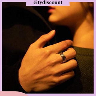 &lt;citydiscount&gt; แหวนคู่รัก รูปปีกนางฟ้า ปรับได้ สวยหรู สําหรับใช้ในชีวิตประจําวัน