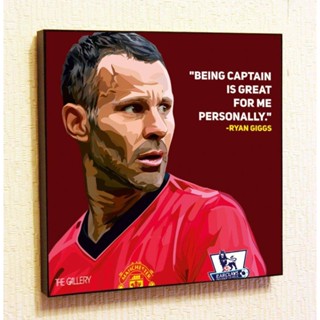 Ryan Giggs สติกเกอร์ติดผนัง ลายฟุตบอล United zfx 1009