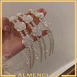 [Almencla2] ที่คาดผม ลายดอกไม้ เรียบง่าย ของขวัญวันวาเลนไทน์ สําหรับผู้หญิง