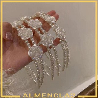 [Almencla2] ที่คาดผม ลายดอกไม้ เรียบง่าย ของขวัญวันวาเลนไทน์ สําหรับผู้หญิง