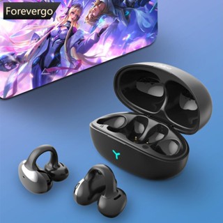 Forevergo ชุดหูฟังเล่นเกมบลูทูธไร้สาย V5.3 ตัดเสียงรบกวน ความล่าช้าต่ํา R7X3