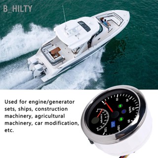  B_HILTY 85mm 120km/h GPS Speedometer 0-8000rpm มาตรวัดความเร็วรอบ LCD ไฟพื้นหลังสีแดงสำหรับรถยนต์ เรือ เรือยอร์ช RV รถบรรทุก