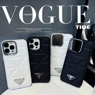 Fashion Trendy Brand Luxury Logo Leather Case for iPhone 14 13 12 Pro Max 14pro 13pro 12pro 14promax 13promax 12promax Promax Ip14 Ip13 Soft Phone Cover