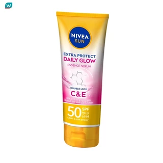 Nivea นีเวีย ซัน บอดี้ เอสเซนส์เซรั่ม เอ็กซ์ตร้า โพรเท็ค เดลี่ โกลว์ SPF50 PA+++ 180 มล.