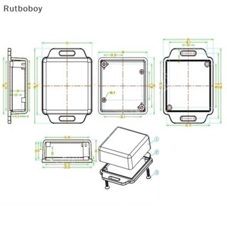 [Rut] เคสพลาสติกอิเล็กทรอนิกส์ ขนาดเล็ก 51*51*20 มม. สําหรับ PCB