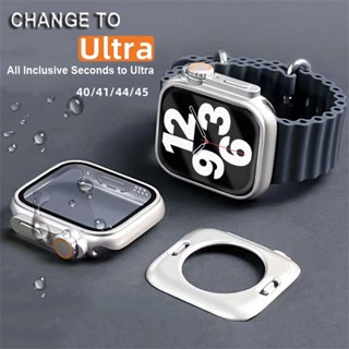 เคสป้องกันหน้าจอ 360 กันน้ํา สําหรับ Apple Watch 44 มม. 45 มม. 40 มม. 41 มม. iwatch 8 7 6 5 4