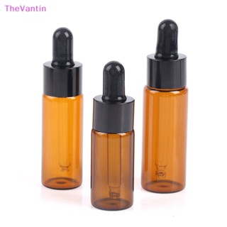 Thevantin ขวดแก้ว สีเหลืองอําพัน สําหรับใส่เครื่องสําอาง 5 ชิ้น ต่อล็อต