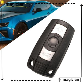 Mag เคสกุญแจรีโมตรถยนต์ 3 ปุ่ม สําหรับ BMW 1 3 5 6 Series