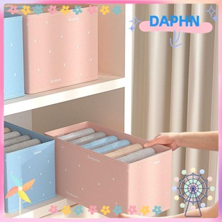 DAPHS กล่องลิ้นชักเก็บเสื้อผ้า อเนกประสงค์ แบบพับได้ ของใช้ในครัวเรือน