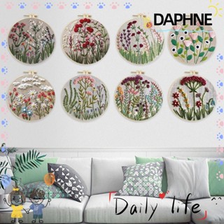 Daphne ชุดอุปกรณ์เย็บปักถักร้อย ห่วงเย็บปักถักร้อย แฮนด์เมด DIY สําหรับผู้เริ่มต้น