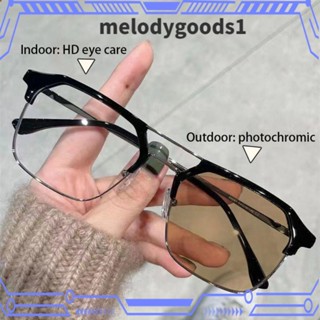 Melodygoods1 แว่นสายตาสั้น ผู้ชาย ผู้หญิง ดูแลสายตา กรอบสี่เหลี่ยม เบาพิเศษ