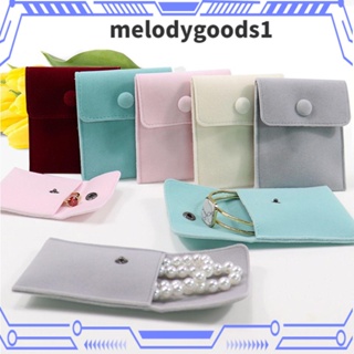 MELODYGOODS1 ถุงบรรจุภัณฑ์ ผ้ากํามะหยี่ ป้องกันฝุ่น สําหรับใส่เครื่องประดับ สร้อยข้อมือ