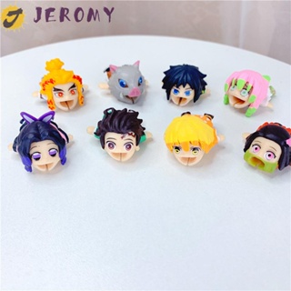 Jeromy ตัวถนอมสายชาร์จ Usb ลายการ์ตูนอนิเมะ Kimetsu No Yaiba Kamado Nezuko