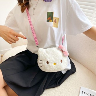 Kawaii Sanrio กระเป๋าเป้สะพายหลัง กระเป๋าสะพายไหล่ ลายการ์ตูน Hello Kitty น่ารัก ขนาดเล็ก สีชมพู สําหรับเด็กผู้หญิง [BL]