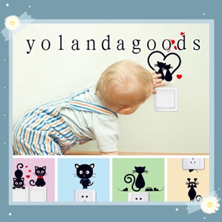 YOLAN 1 PC Removable Kids Rooms Home Decor Decal Mural Art Switch Stickers